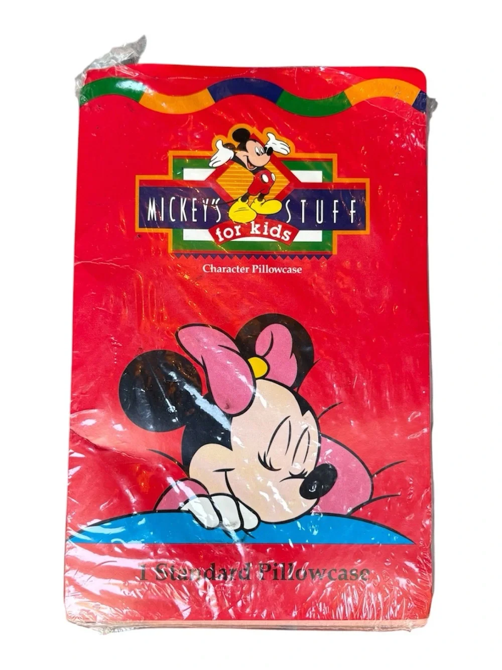 Vintage Disney Minnie Mouse Pillowcase Wamsutta 90s NIP